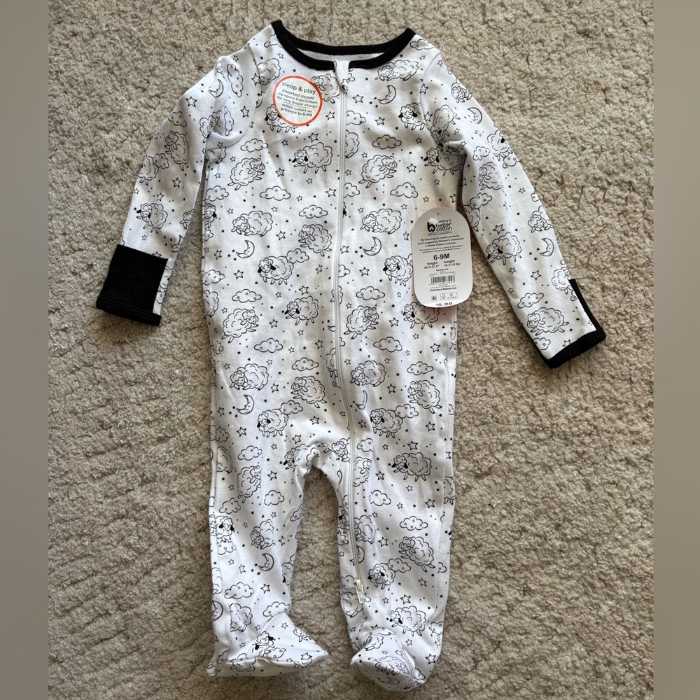 Cloud Print Kids Pajamas